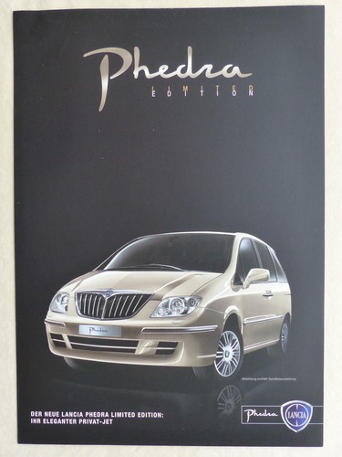 Lancia phedra limited - lancia, edition