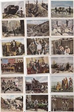 Zigarettenbilder, Konvolut 43 Stück, 1. Weltkrieg, - Dachbodenfund