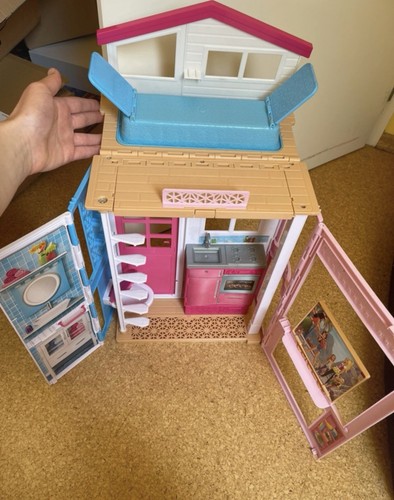 Barbie klappbares puppenhaus - barbie, 2