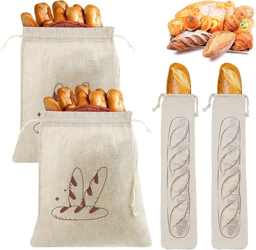 Stück leinen brotbeutel - stück,