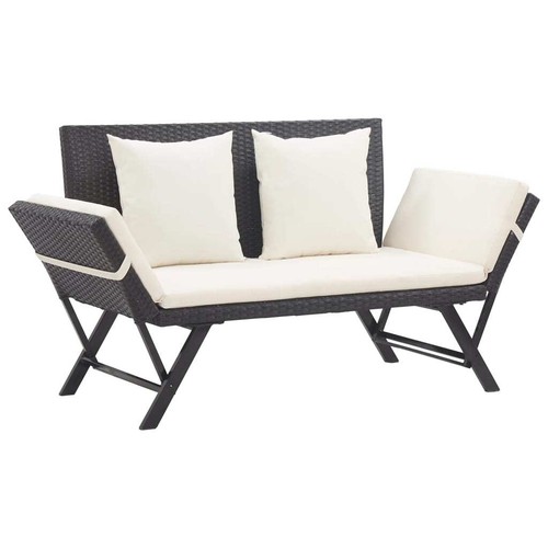 Gartenbank polyrattan - gartenbank,