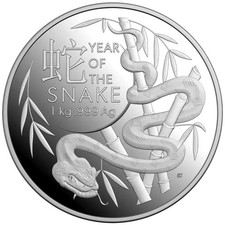 Silbermünze 1kg Jahr der