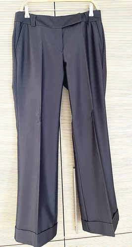 Seidig glänzende hose - seidig,