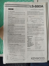 Kenwood LS-880A Bedienungsanleitung