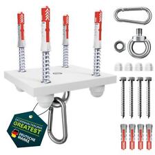 Boxsack Halterung Decke Wand Weiß für Boxsäcke Hängesessel Yogatücher Yourkon