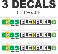 3 E85 Ethanol Flex Fuel