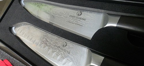 Chef cuisine damastmesser set - chef, damastmesser-set