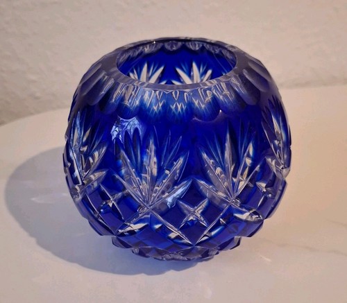 Kugelvase-Bleikristall-Vase