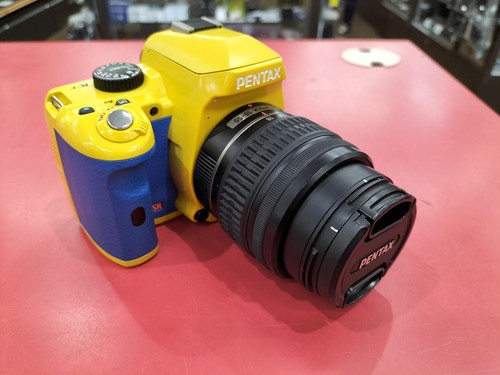 Pentax gelb blau dslr - k-r,