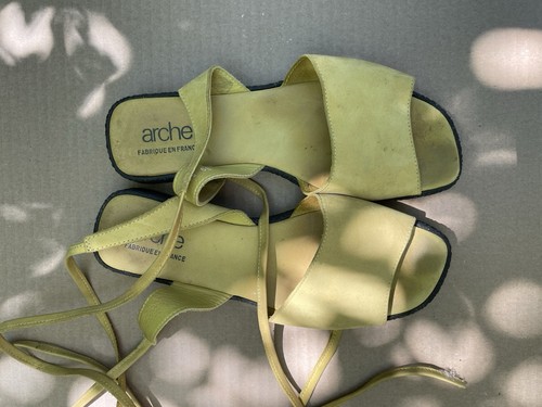 Arche riemensandalen gelb - arche,
