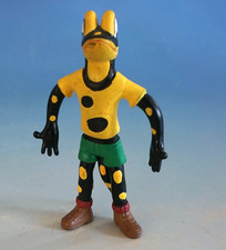 Vintage Biegefigur Kunststoff Figur Salamander Lurchi Werbung selten (F025-607)