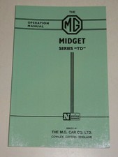 Betriebsanleitung MG TD