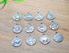 SET  Sternzeichen 12 Anhänger