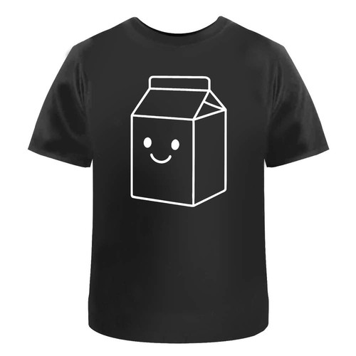 Unisex shirt happy - unisex, milk