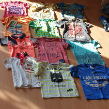 Kinderkleidung Jungen Gr. 86-92     12 Tshirts /Polos versch. Marken TOP