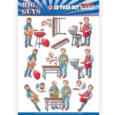 ✂ 3D-Stanzbogen - Grillen /