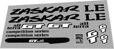 1992 GT ZASKAR LE DECAL SET