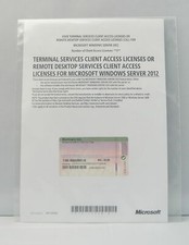 5 User / Benutzer CAL für Windows 2012 Terminal Server / RDS Remote Desktop - R2