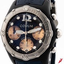 Armbanduhr Corum Bubble Midnight Chrono Diver Ref.285.190.20 Edelstahl Kautschuk