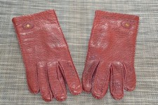 Vintage Echt Leder Handschuhe