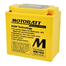 MOTOBATT MB16U 12V 20Ah AGM
