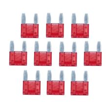 10A Kfz Sicherung kleine Flachstecksicherung Auto Schmelzsicherung Rot 10 Stk