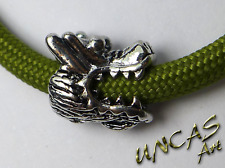 Drache Großlochperle Metall