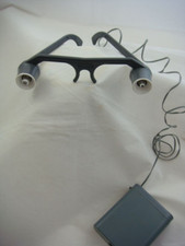 Alte Leuchtbrille/ Brille