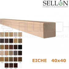 Holz Handlauf Holzrohr eckig