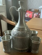 1 Frieling Zinn Krug und 4