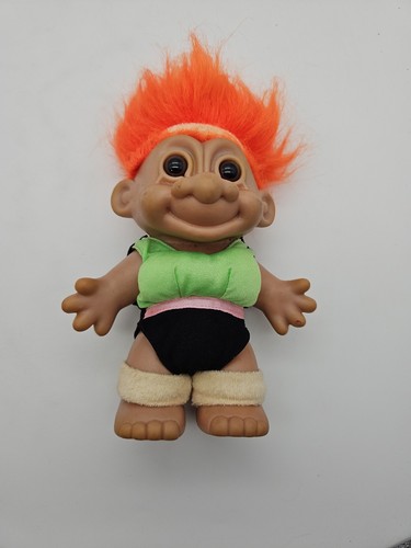 Vintage troll figur russ - figur,