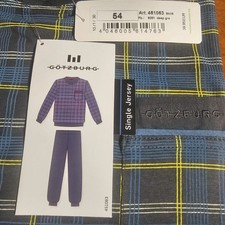 Götzburg Herren Schlafanzug 100 % Baumwolle NEUWARE Größen 50-56 erhältlich