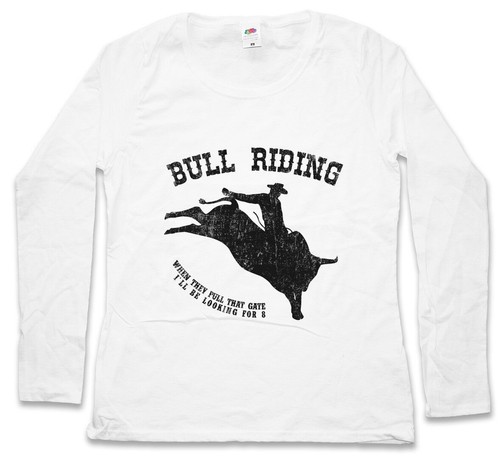 Bull riding damen langarm - bull,
