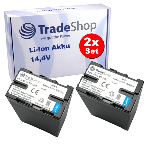 Akku 7200mah für sony - 2x,