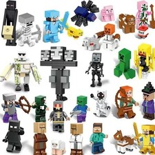 Set mit 29 Minecraft Bausteine Figuren Spielzeug Minifiguren