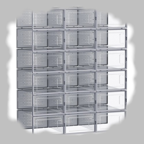 Songmics schuhboxen 6er - 6er, set