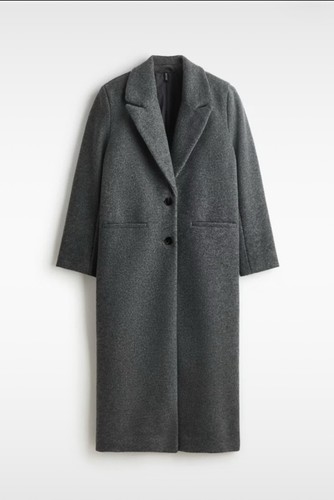 Damen mantel lang grau - grau, gr