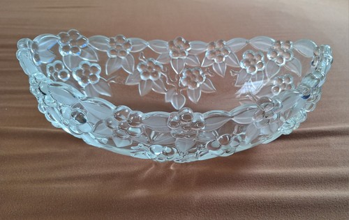 Vintage glasschale oval mit - glasschale,