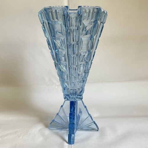 Tschechische art deco blaue - art,