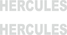 2 x HERCULES Aufkleber 240 mm x 40 mm -viele Farben