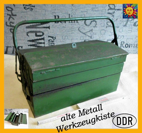 Alte metall werzeugkiste ddr - alte,