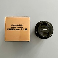 Objektiv Yongnuo EF 50mm F1.8 mit Canon EF-Bajonett - wie neu und OVP