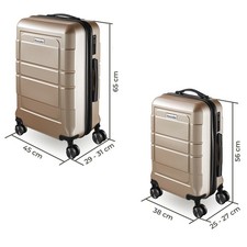 2tlg. Reisekoffer Set Trolley
