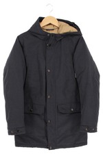 JACK & JONES Herren Winterjacke Gr. 52/L Blau Casual Streetwear Kapuze