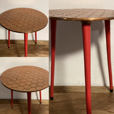 Tisch Design Beistelltisch Nacht Couch Tisch Kupfer 46x35