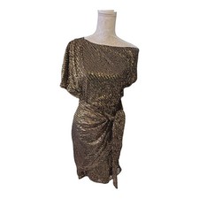 Grace Karin Kleid Pailletten Abendkleid Damen Gr. S Fasching Karneval Festlich 