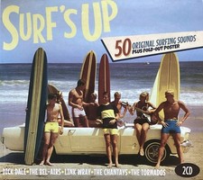 SURF'S UP - 50 Original Surfing Sounds - plus Poster / DigiPack / DoCD
