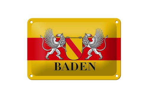 Blechschild flagge 18x12 - blechschild,