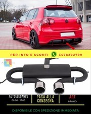 System Auspuffanlage für VW Golf 5 R32 03-07 6 R20 08-13 Gruppe Schalldämpfer