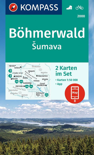 Kompass wanderkarten set - kompass, 2000